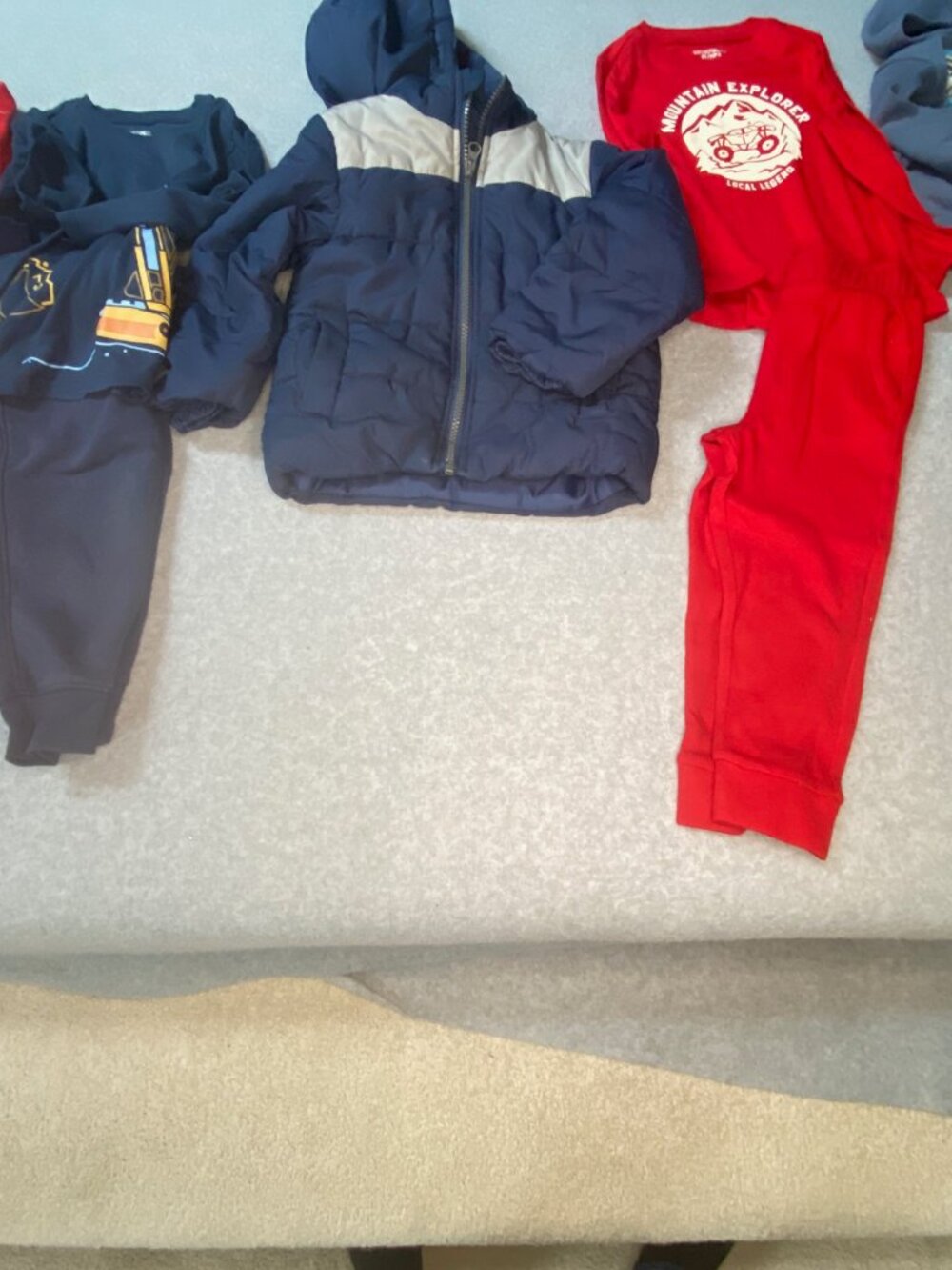 Boys Large Bundle Back To School Clothing Size 3 T Winter Coat and Shoes